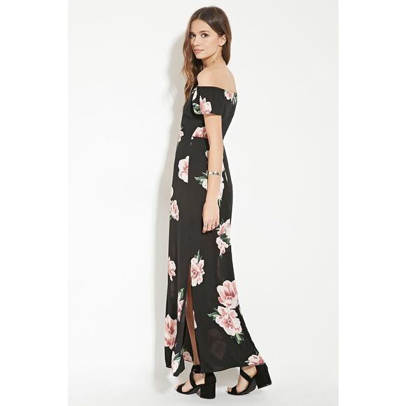 Forever21 Contemporary Floral Maxi Dress Size XS - Picture 3 of 11
